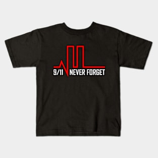 9 11 Never Forget. 9 11 20th Anniversary Kids T-Shirt